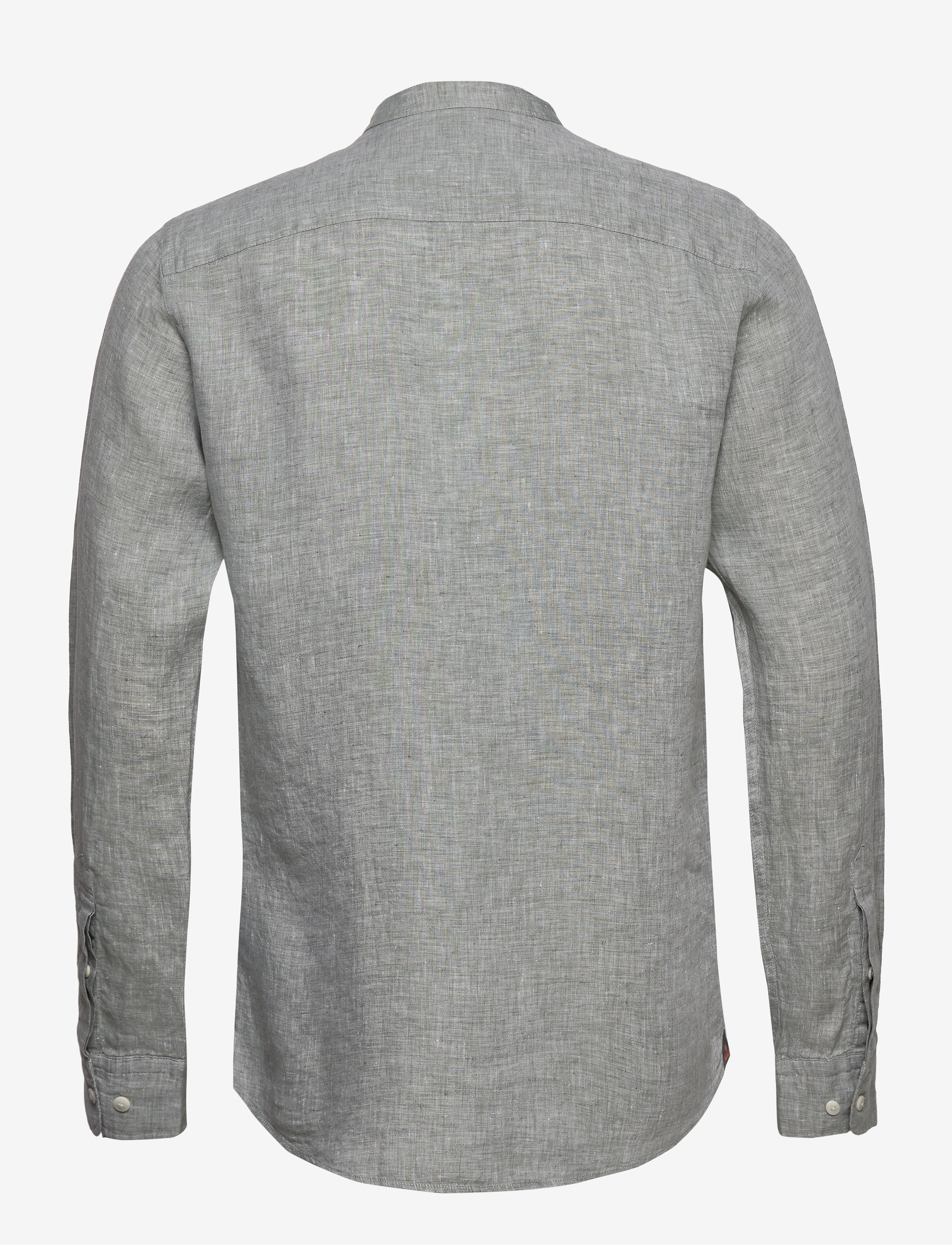 Morris - Nicolas Band Collar Shirt - green - 1