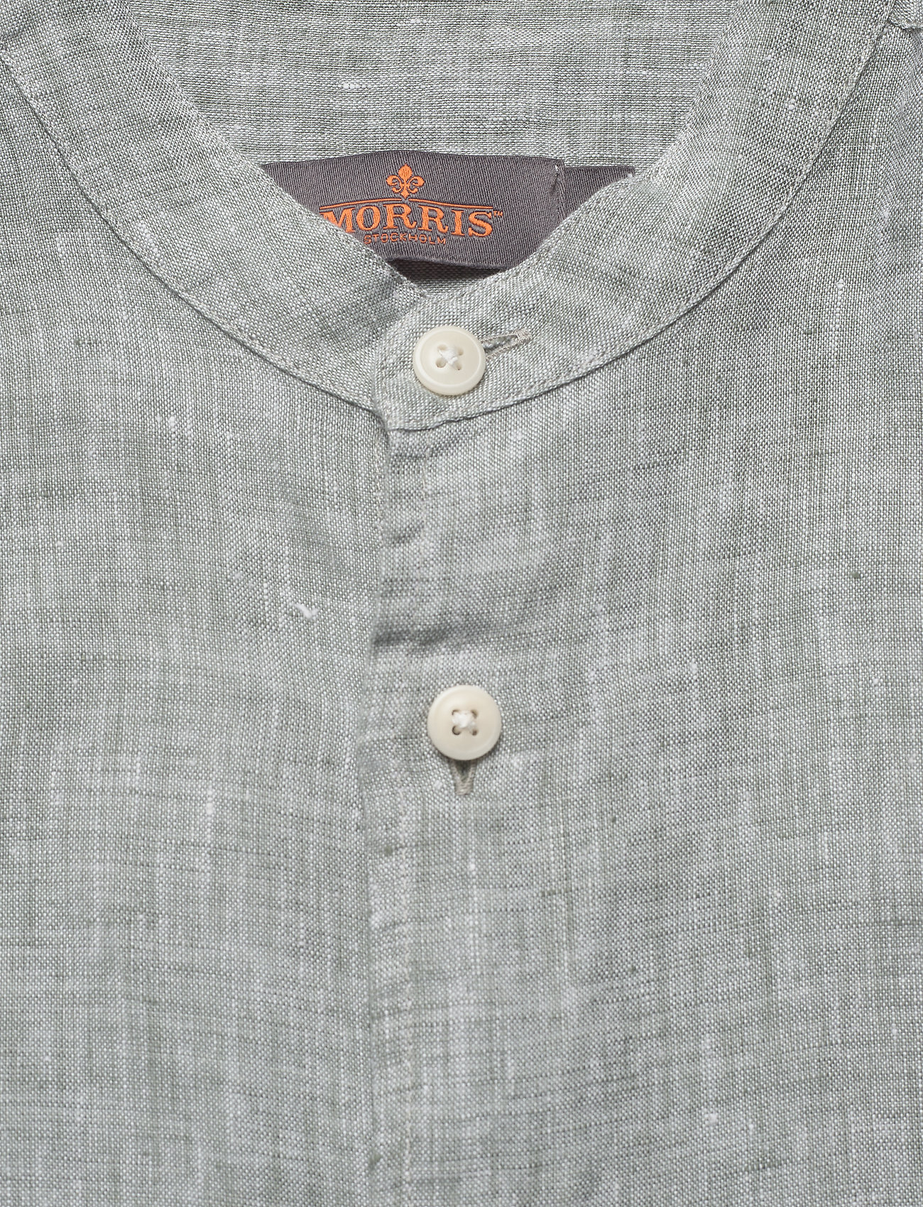 Morris - Nicolas Band Collar Shirt - green - 2