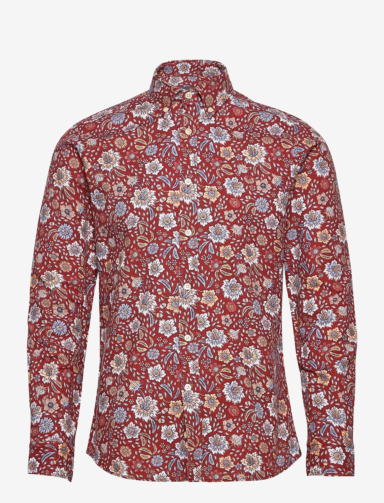 Nash Button Down Shirt - RED