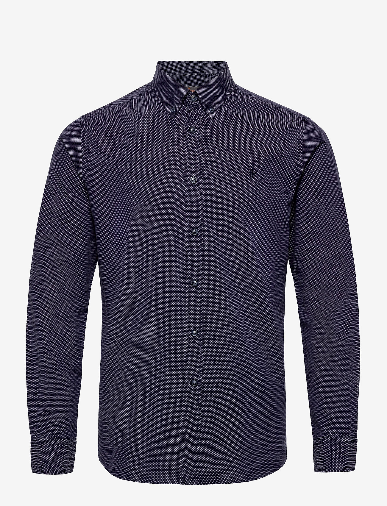 Morris - Dorset Button Down Shirt - navy - 0
