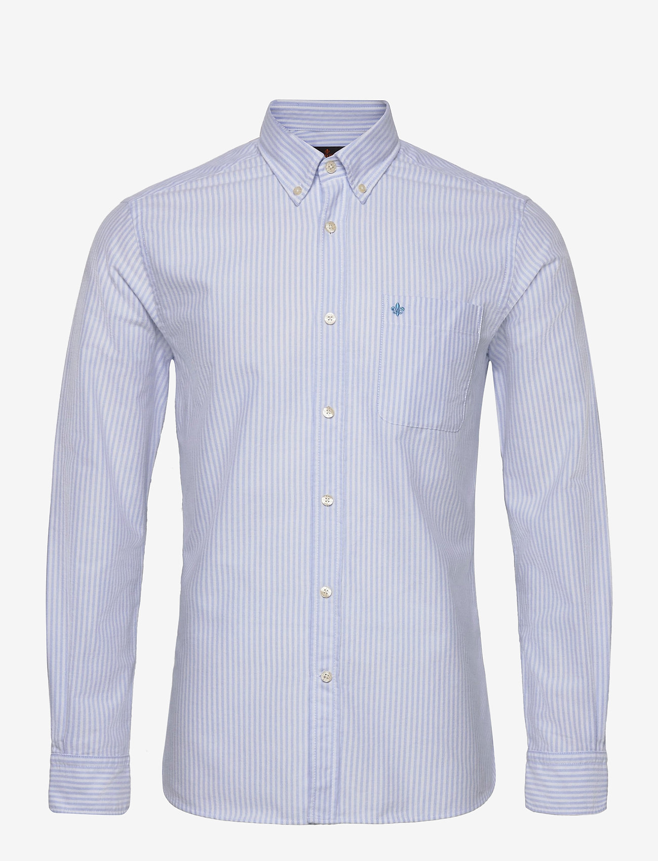 Morris - Aldwyn Mixed Panel B.D. Shirt - light blue - 0