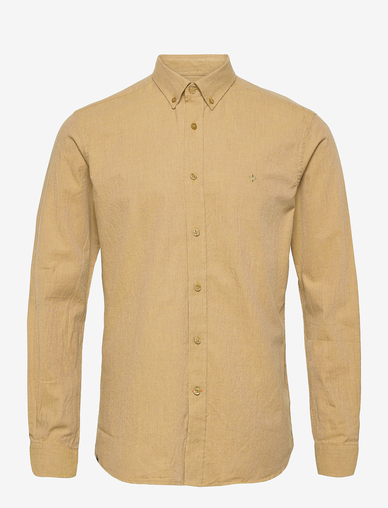 Nelson Button Down Shirt - CAMEL