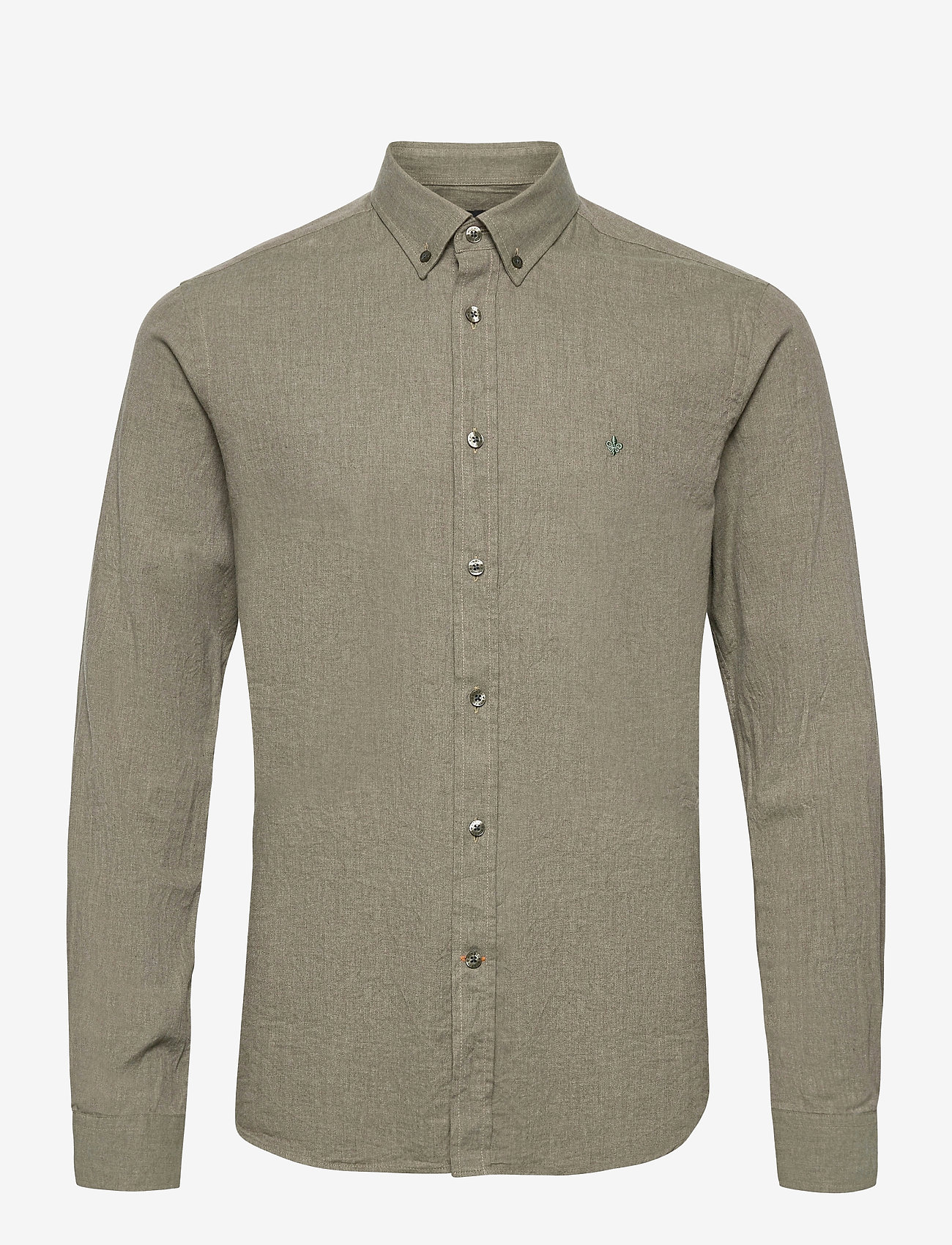 Nelson Button Down Shirt - OLIVE