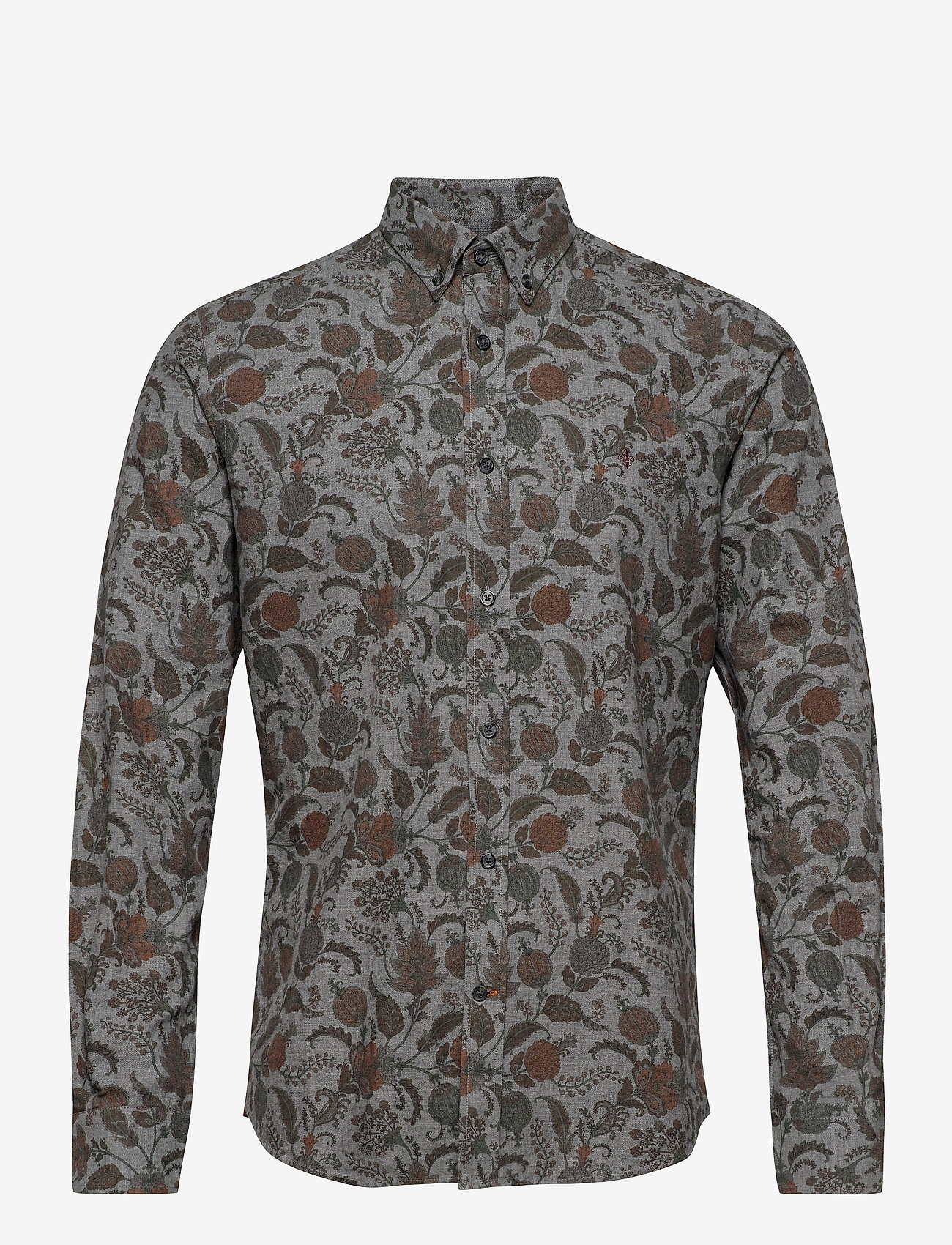 Jaxon Button Down Shirt - BROWN