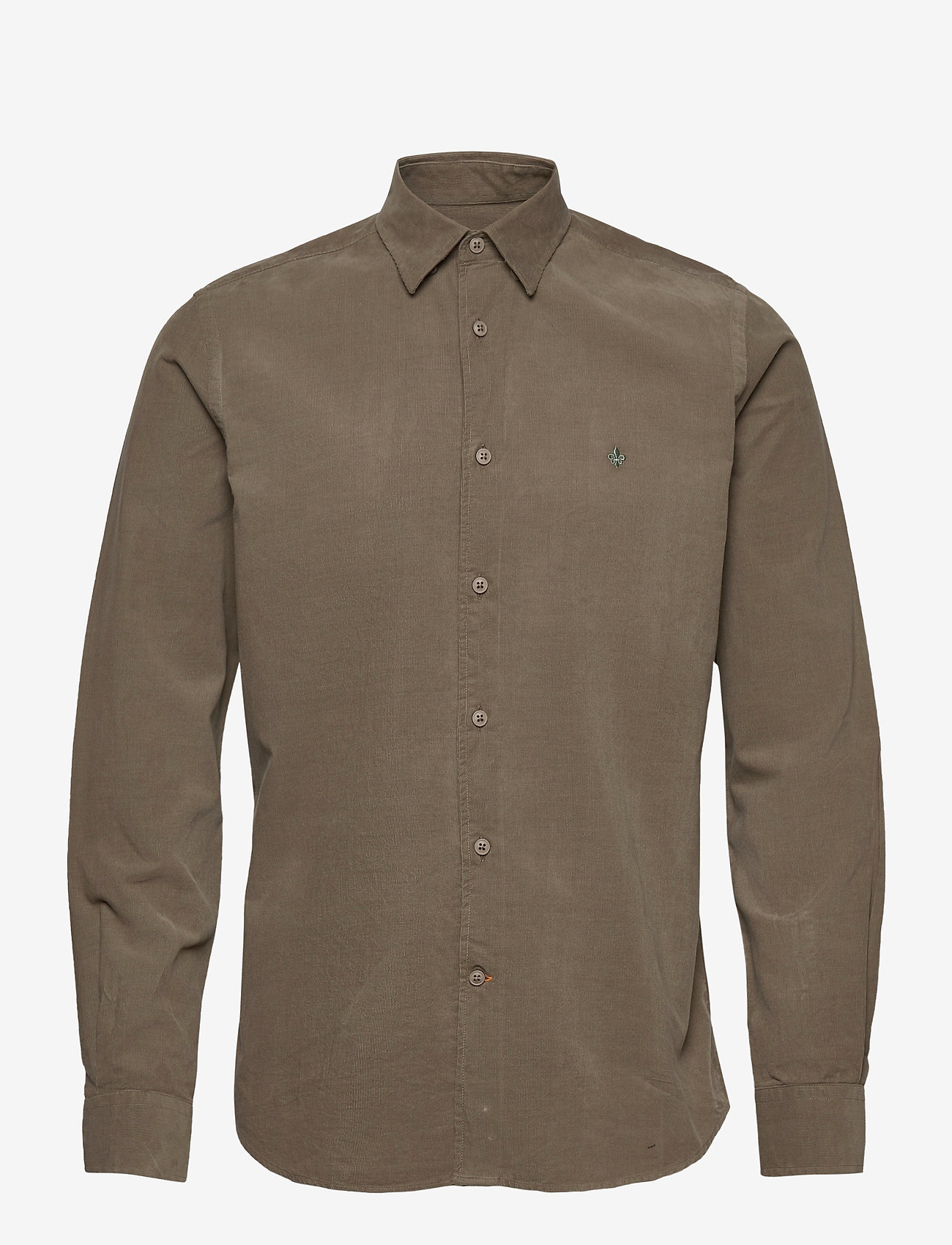 Cedrik Button Under Shirt - OLIVE