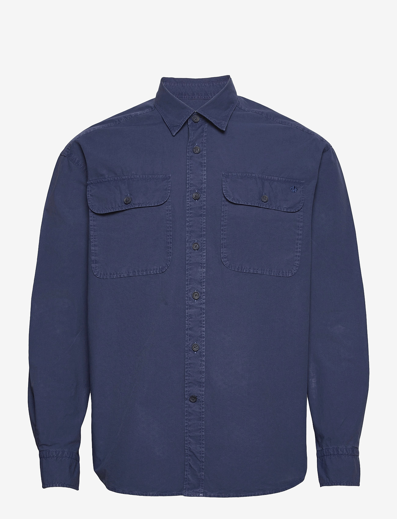 Morris - Jeremy Relaxed Shirt - basic skjorter - blue - 0