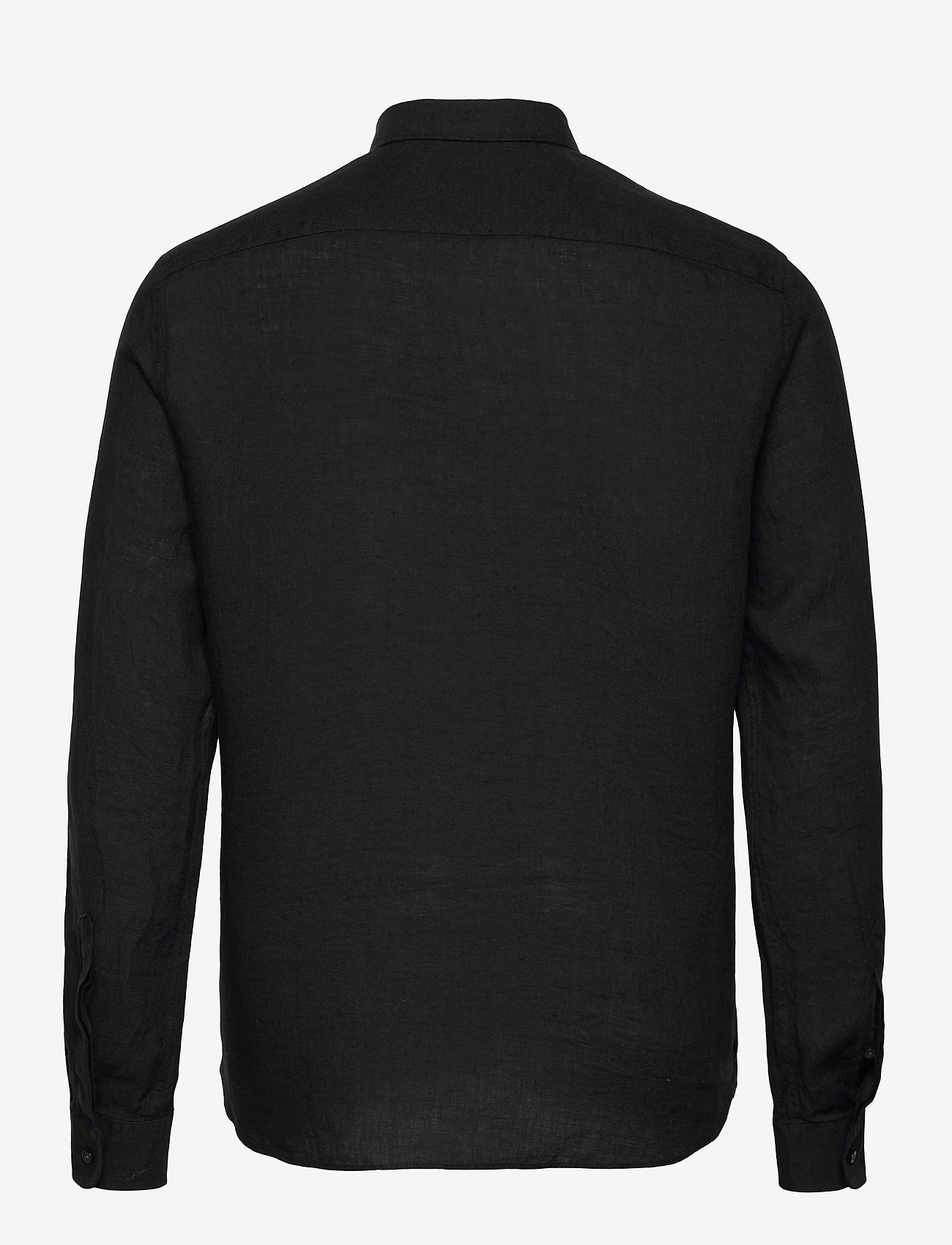 Morris - Douglas Linen Shirt-Classic Fit - leinenhemden - black - 2