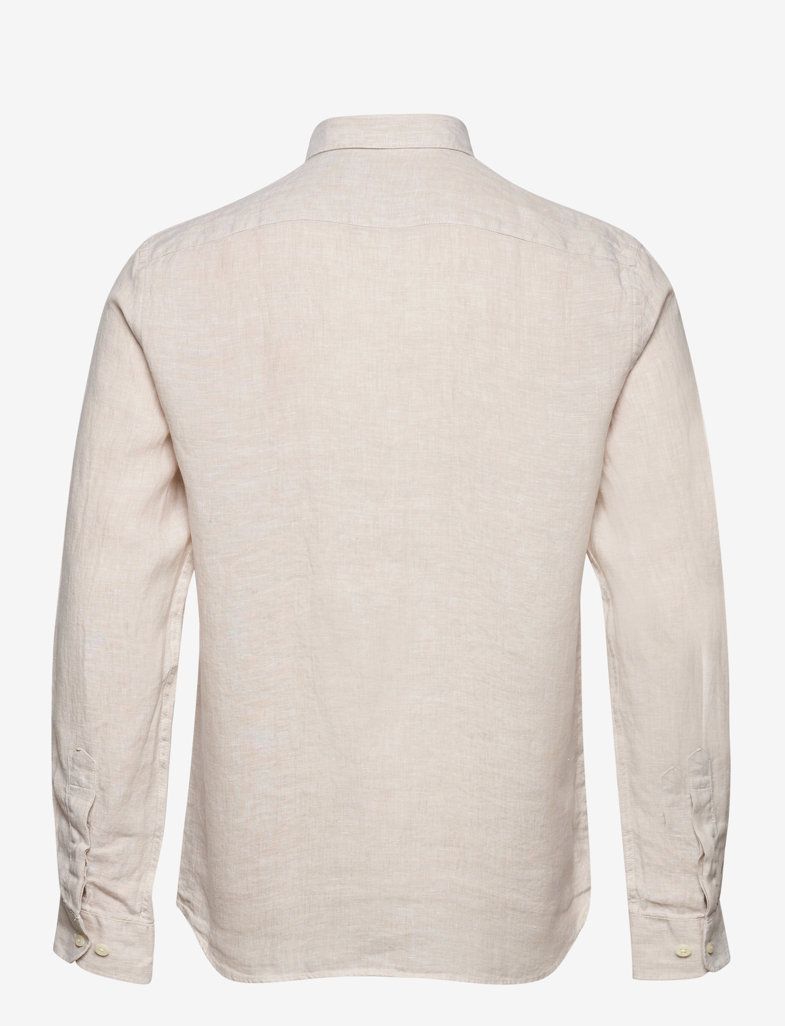 Morris - Douglas Linen Shirt-Classic Fit - linneskjortor - khaki - 2