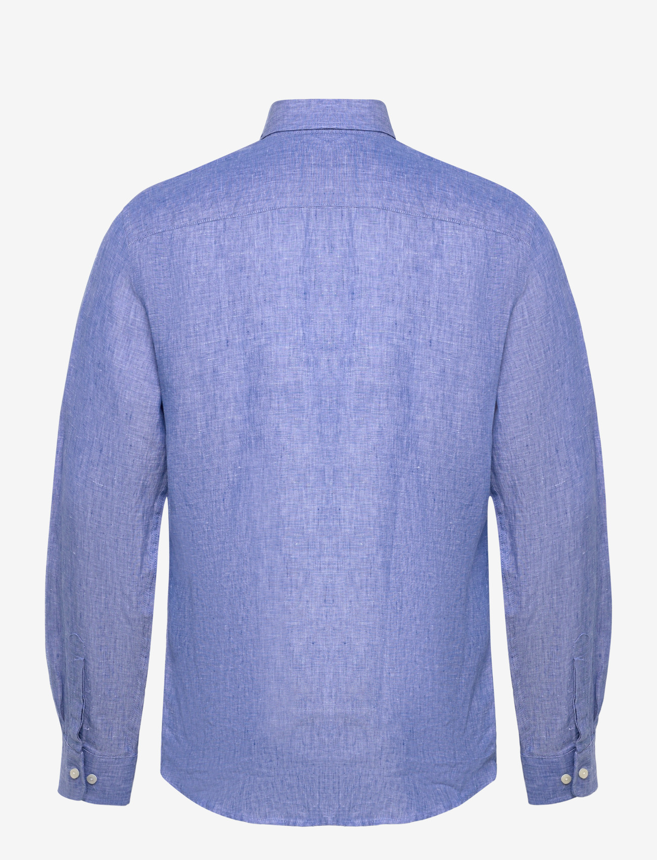 Morris - Douglas Linen Shirt-Classic Fit - leinenhemden - mid blue - 1
