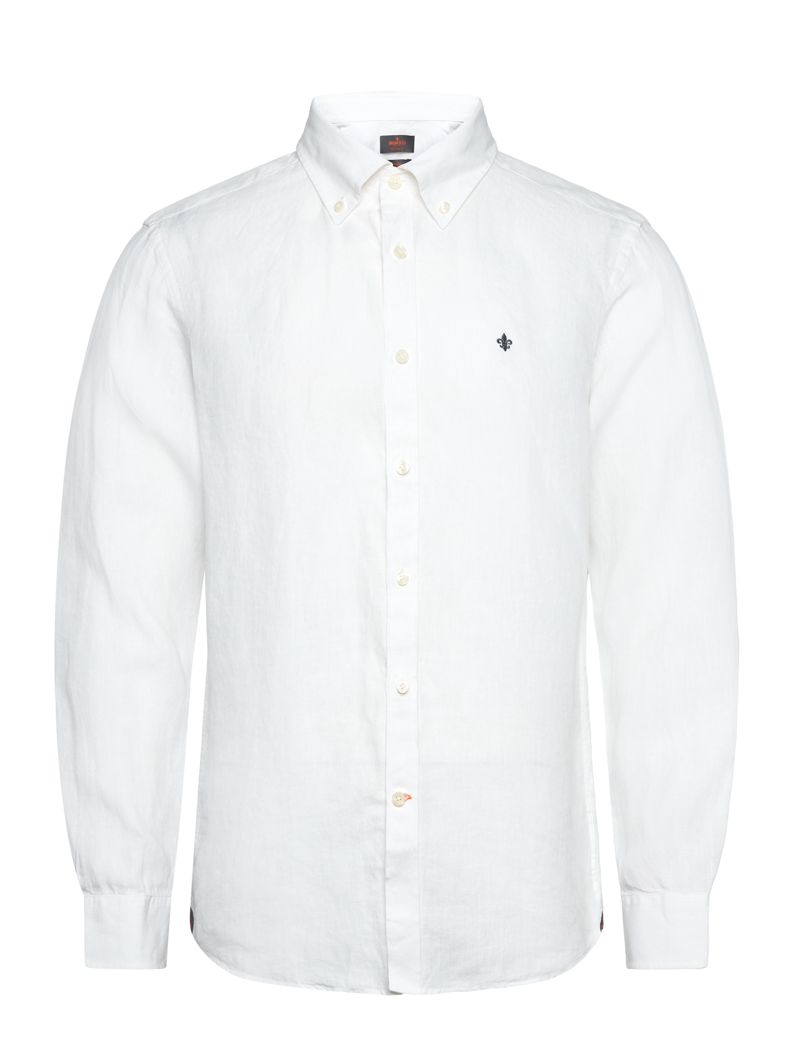 Morris Douglas Linen Shirt-Classic Fit - Kläder - OFF WHITE / white