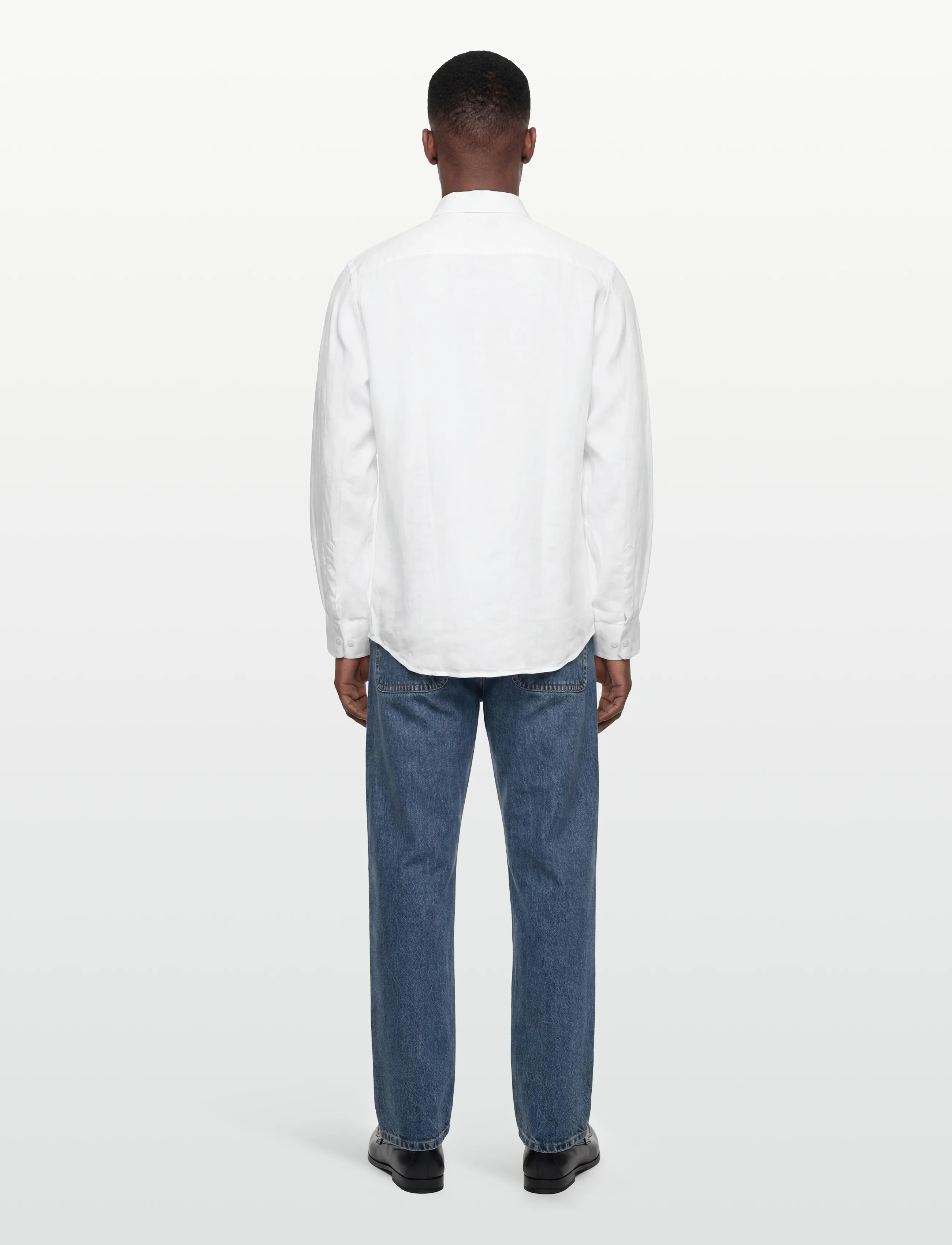 Morris - Douglas Linen Shirt-Classic Fit - linased särgid - off white - 4