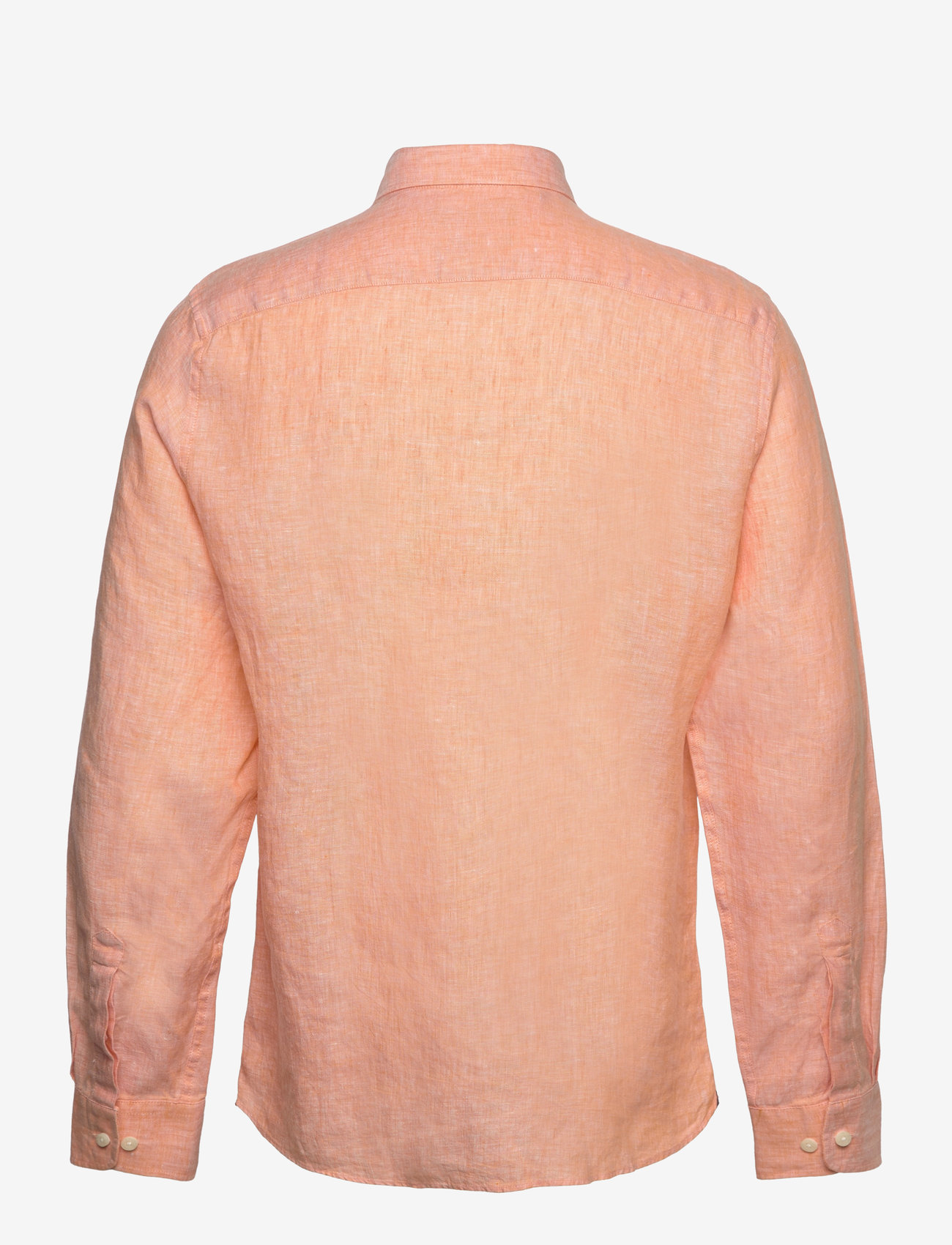 Morris - Douglas Linen Shirt-Classic Fit - leinenhemden - orange - 1