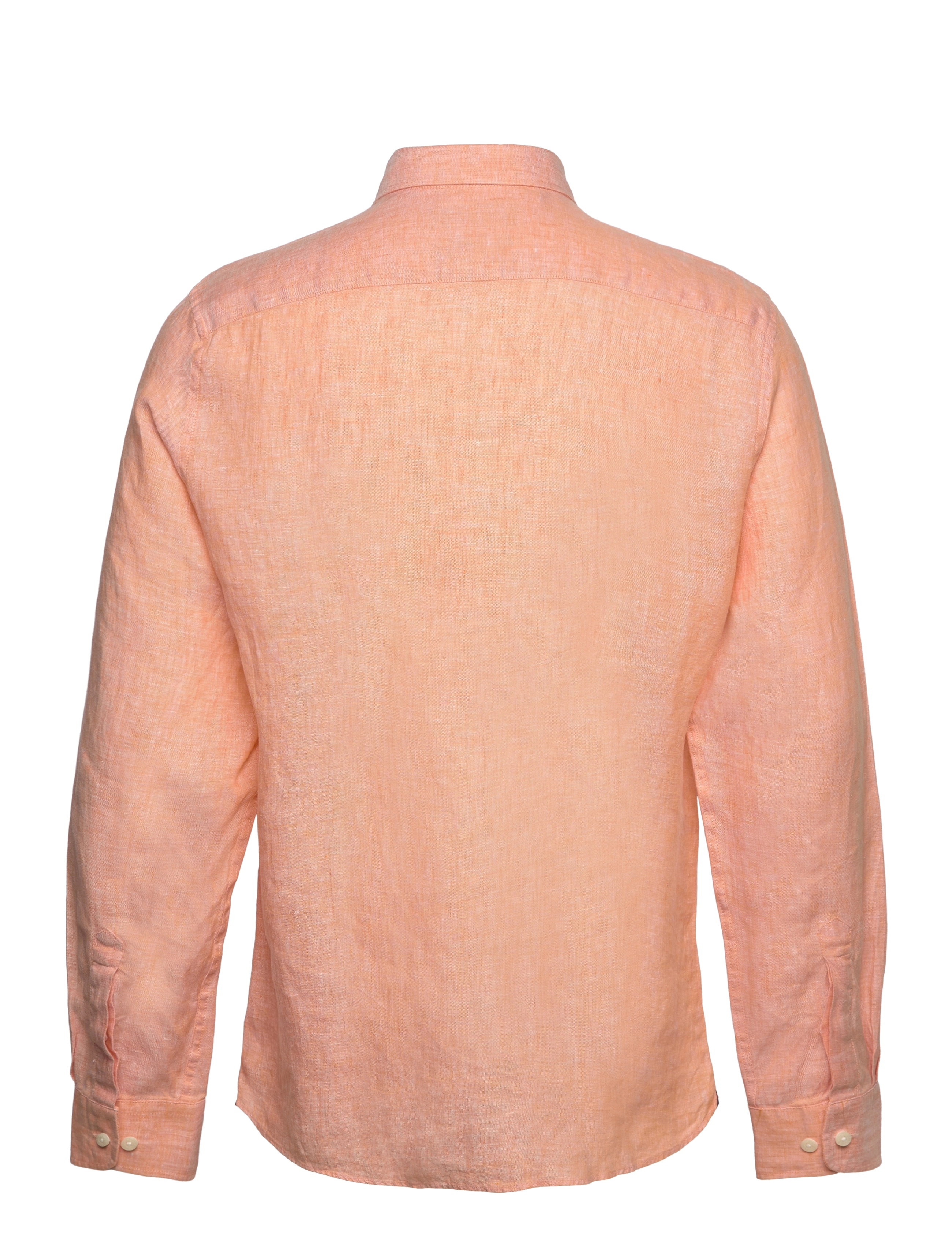 Morris - Douglas Linen Shirt-Classic Fit - linased särgid - orange - 1