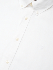 Morris - Douglas BD Linen Shirt LS - basic skjortor - white - 3