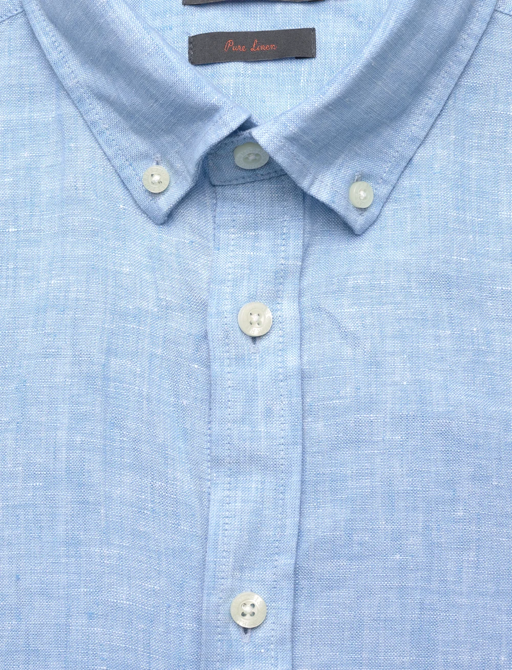 Morris - Douglas Linen SS Shirt-Classic Fit - leinenhemden - blue - 2