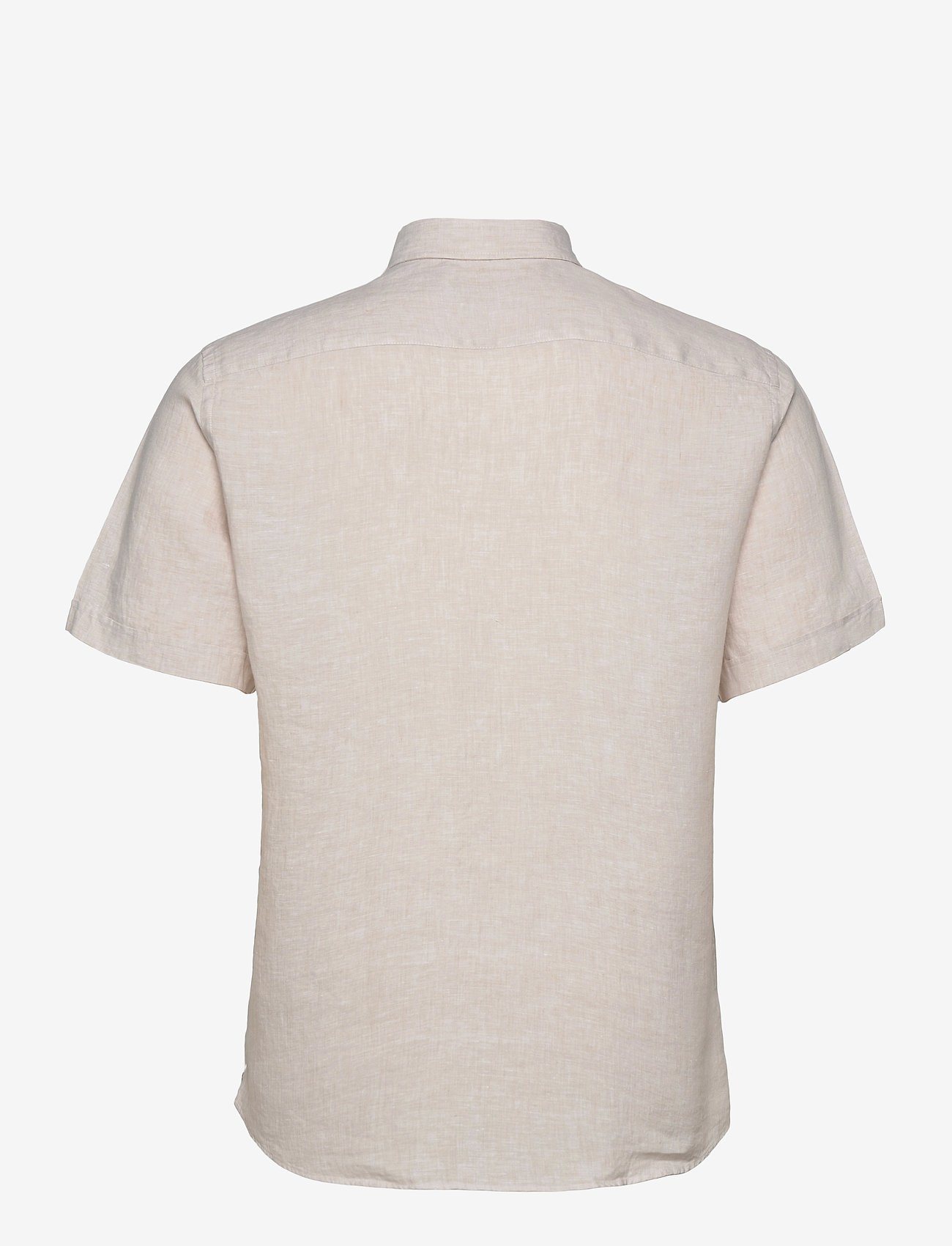 Morris - Douglas Linen SS Shirt-Classic Fit - linen shirts - khaki - 1