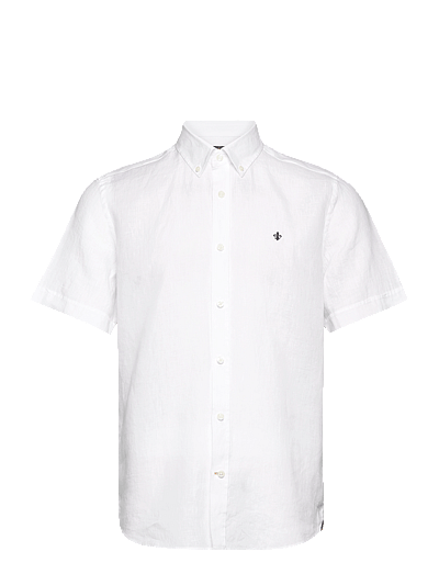 Douglas Linen Ss Shirt-Classic Fit - KortæRmede