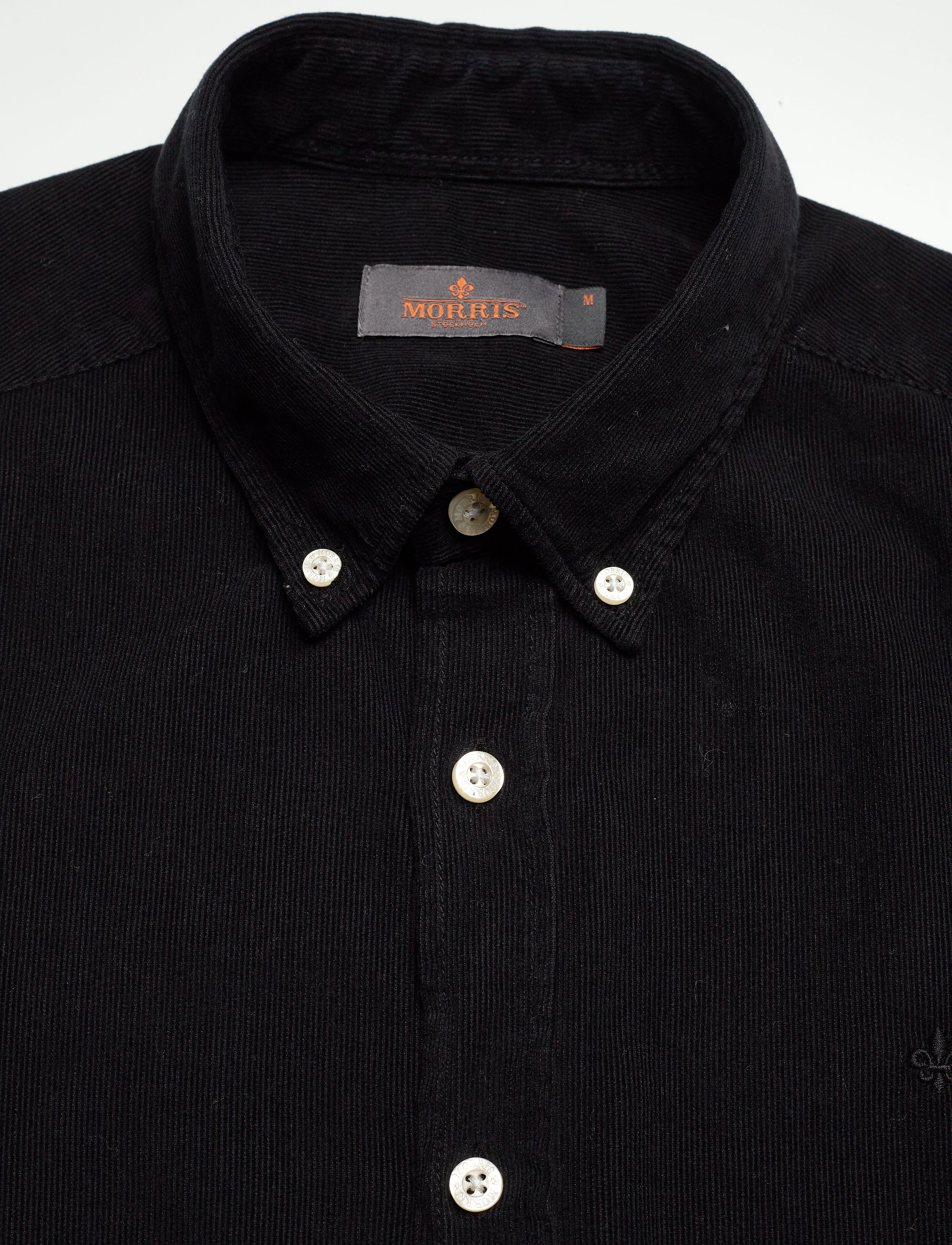Morris - Douglas Cord BD Shirt - black - 2
