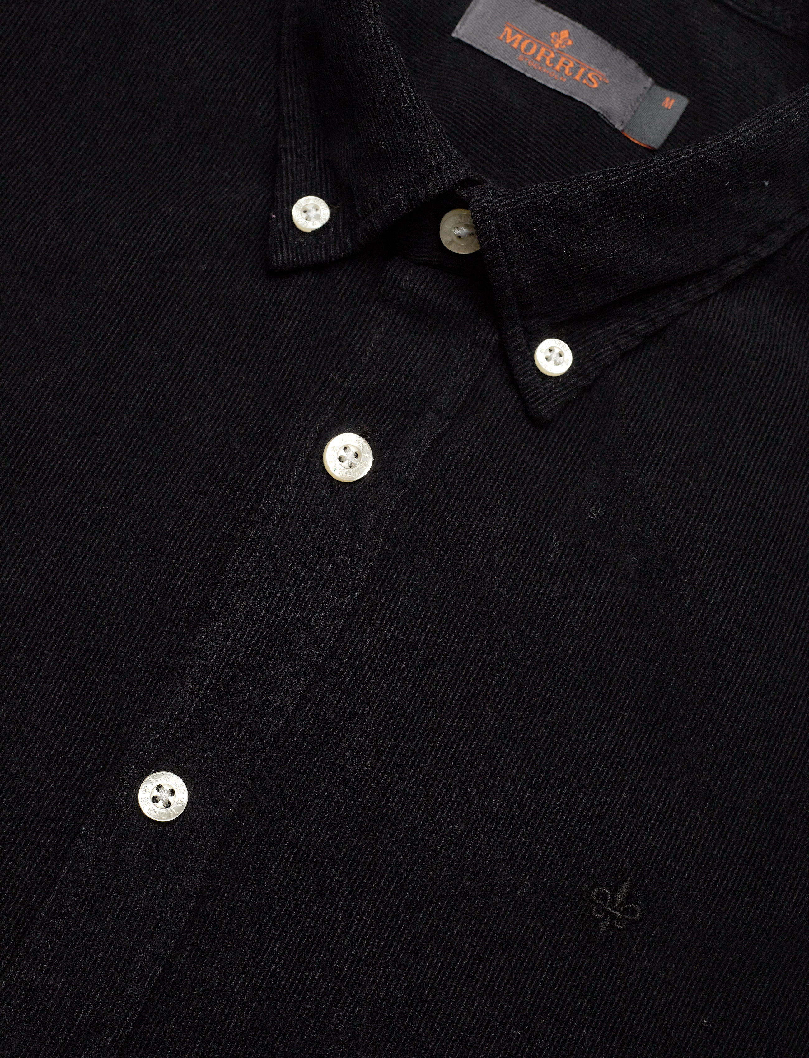 Morris - Douglas Cord BD Shirt - black - 3