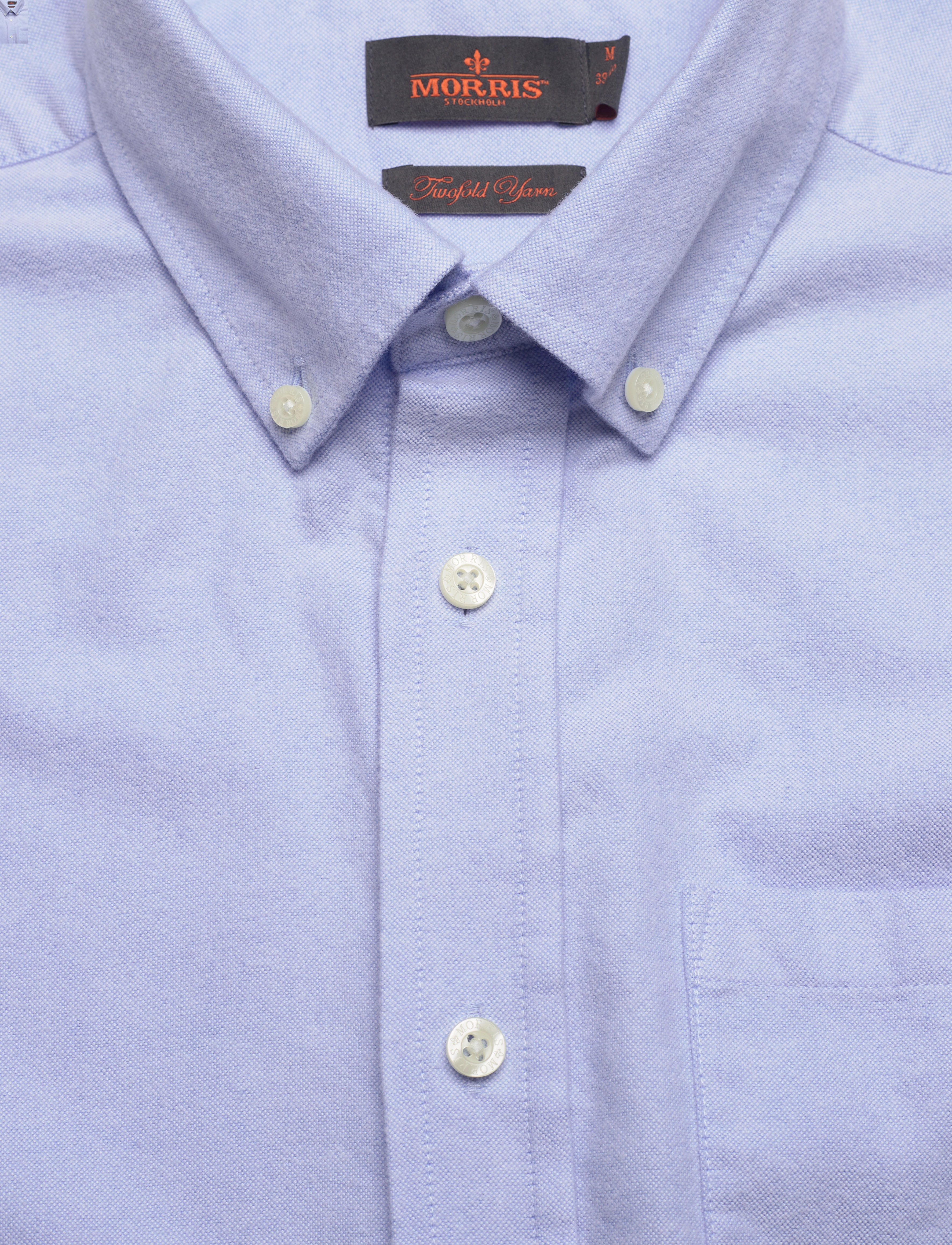 Morris - Original Brushed Oxford Shirt - light blue - 2