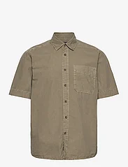 Morris - Jeremyn SS Shirt - podstawowe koszulki - olive - 0