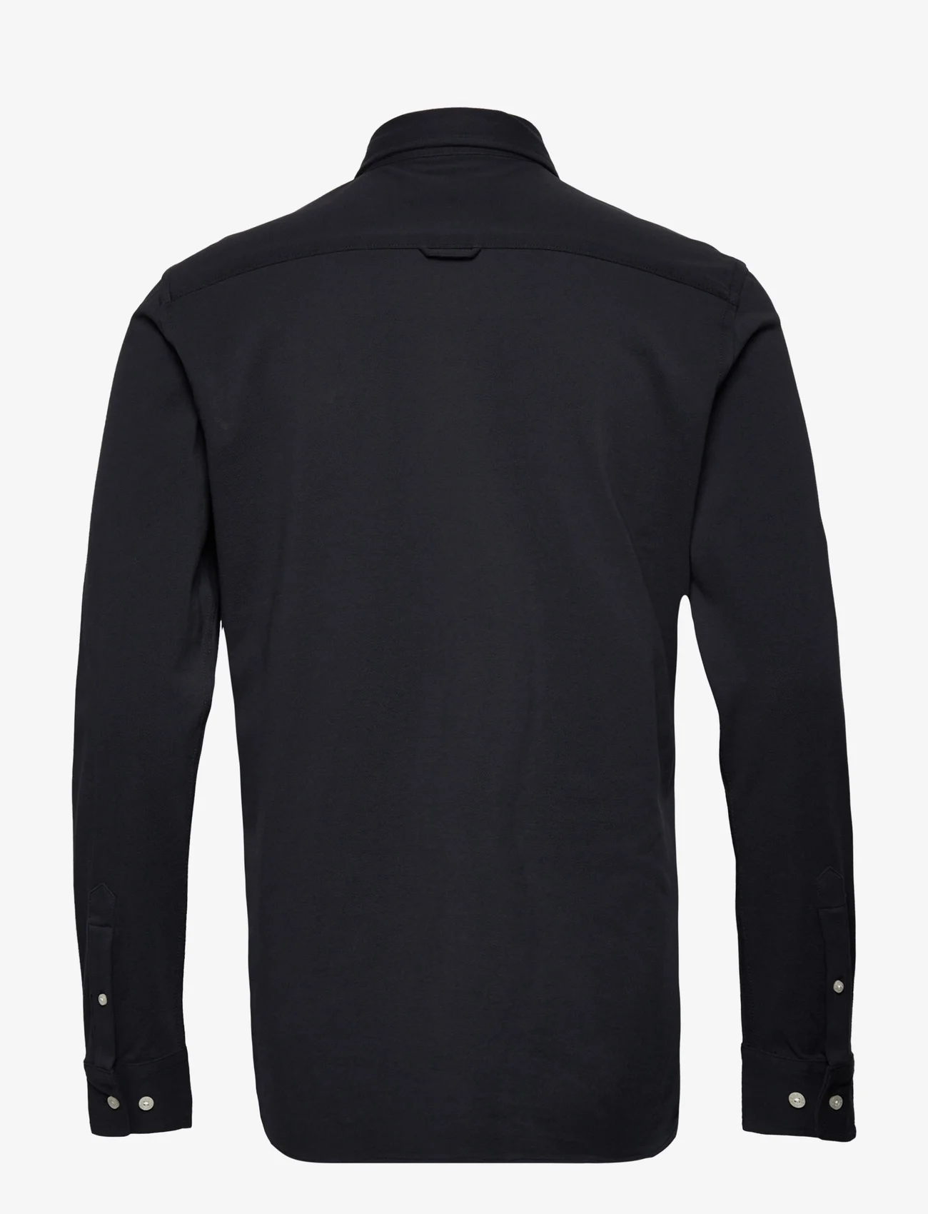 Morris - Ivory BD Jersey Shirt - basic skjorter - blue - 1