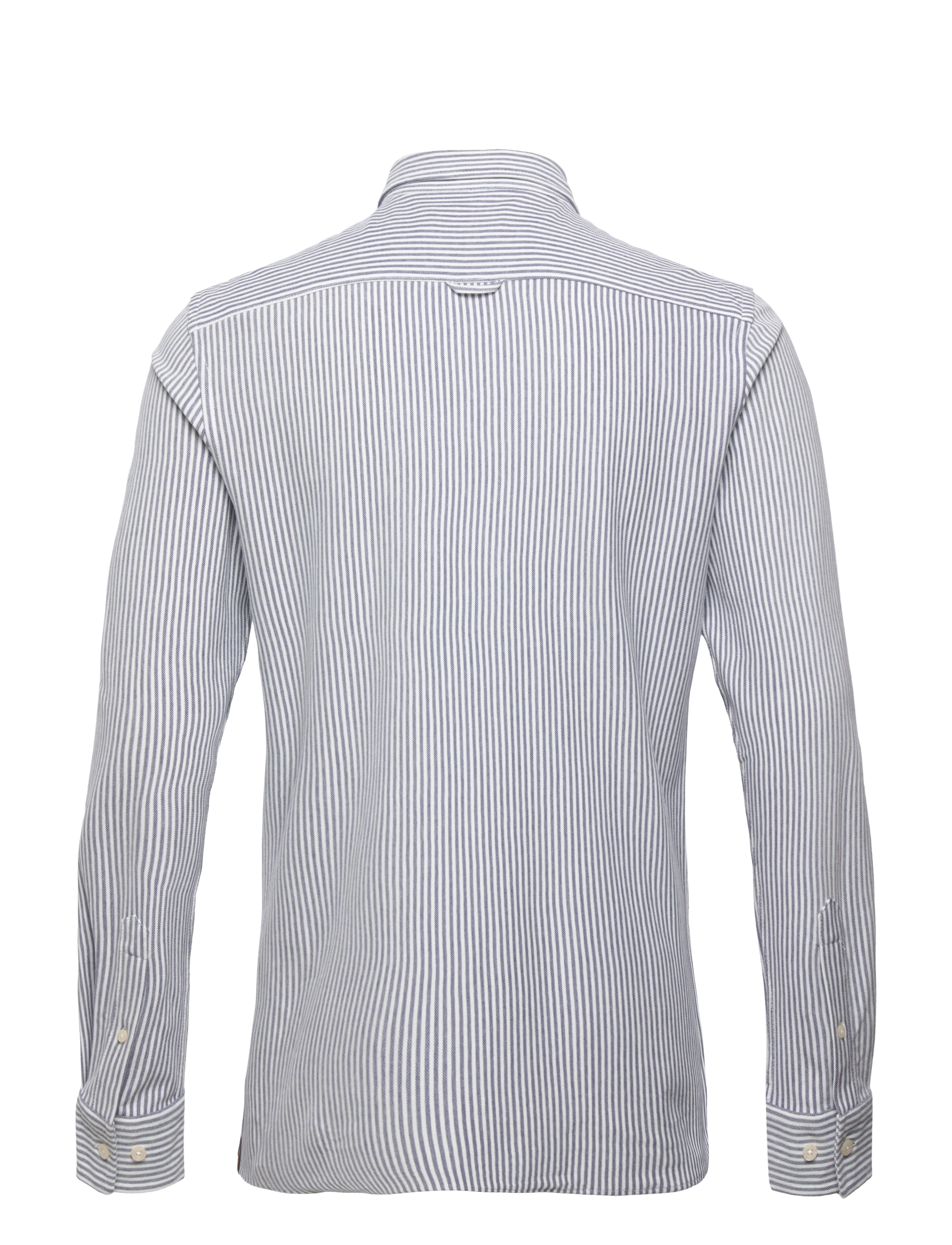 Morris - Ivory BD Striped Jersey Shirt - blue - 1