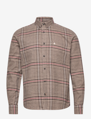 Multicheck Flannel Shirt BD - BROWN