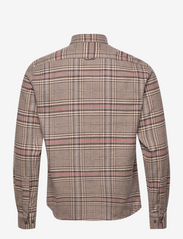 Morris - Multicheck Flannel Shirt BD - karierte hemden - brown - 1