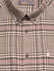 Morris - Multicheck Flannel Shirt BD - karierte hemden - brown - 2