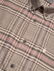 Morris - Multicheck Flannel Shirt BD - karierte hemden - brown - 3