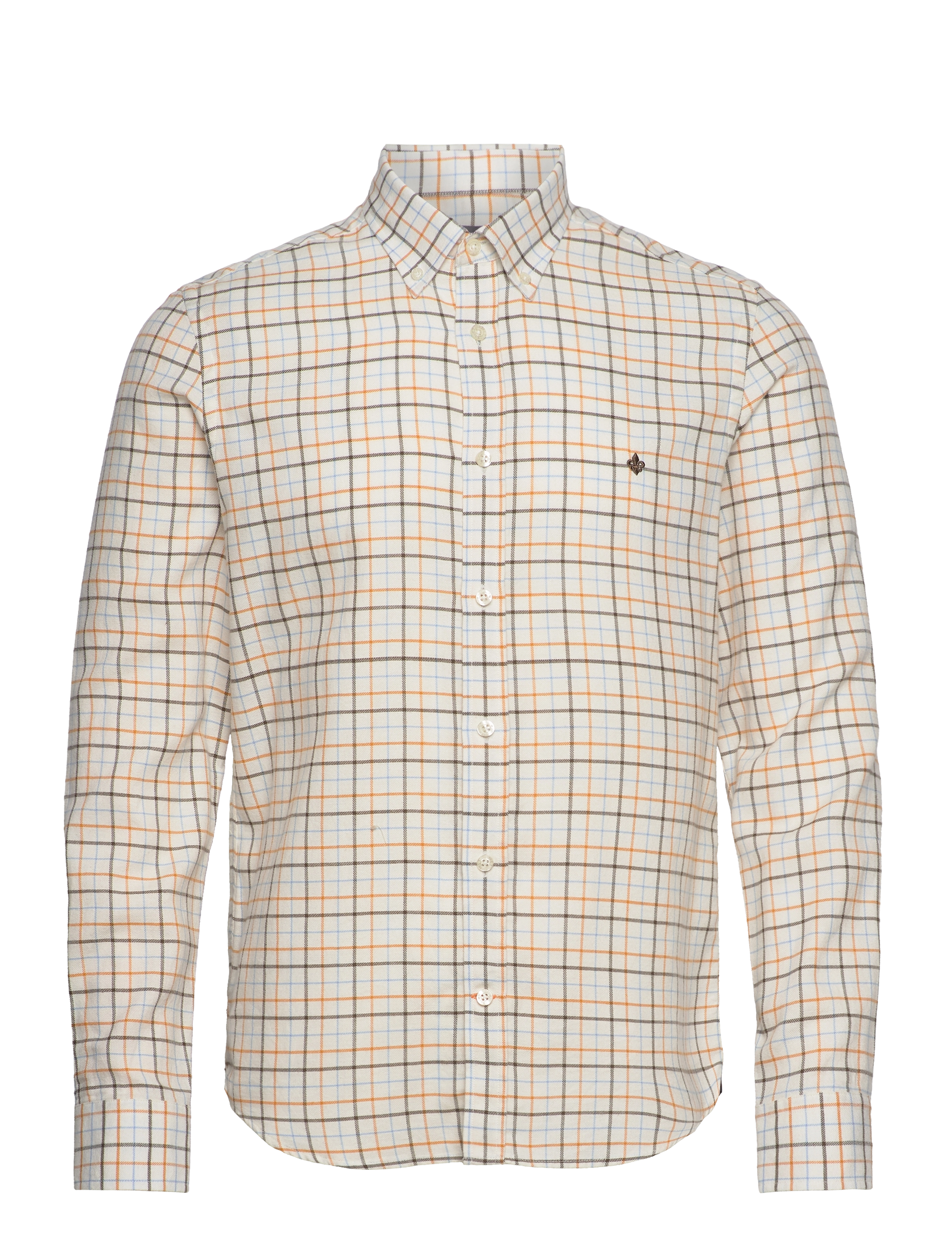 Soft Check Flannel Shirt BD - OFF WHITE