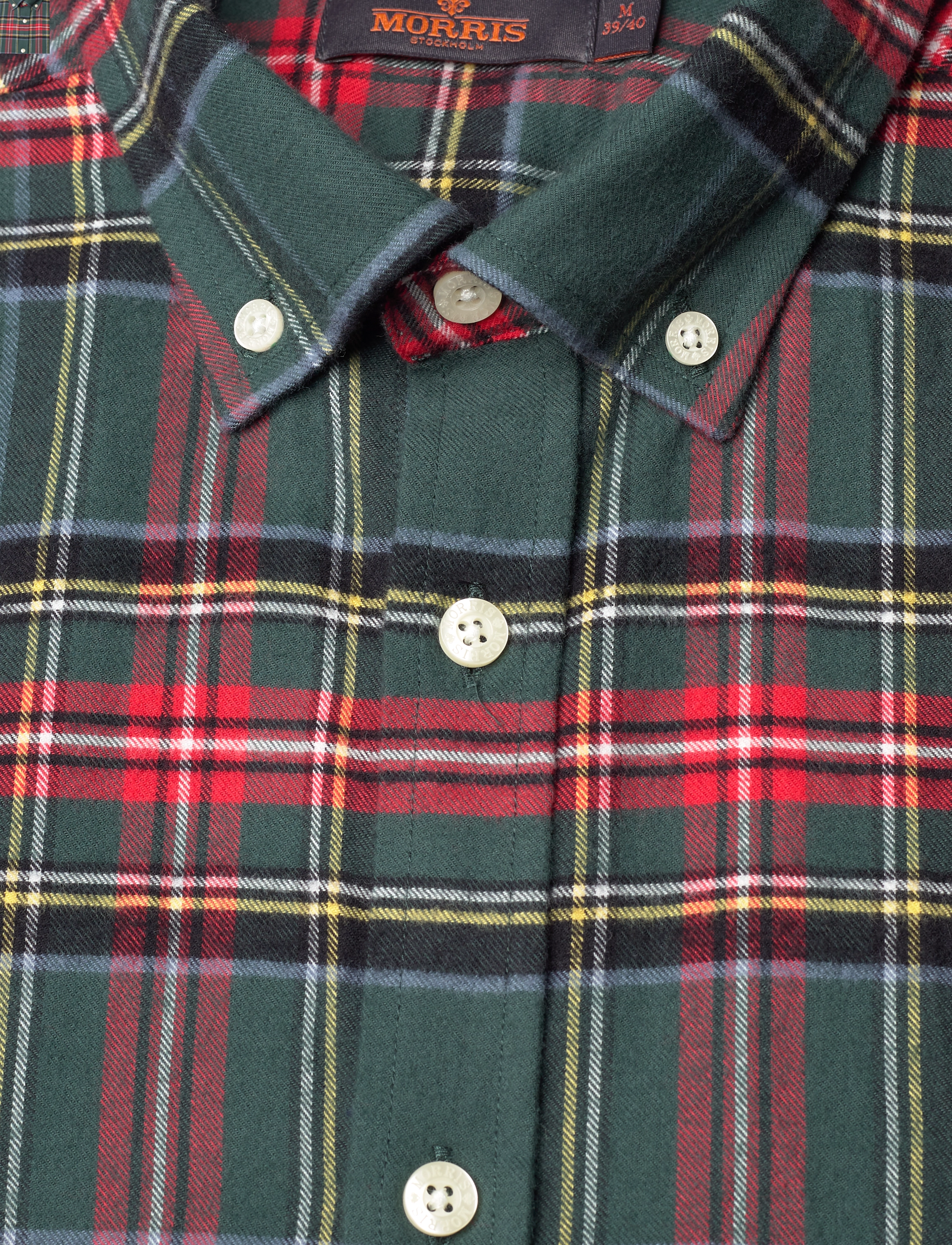 Morris - Smedley Flannel Shirt BD - red - 2