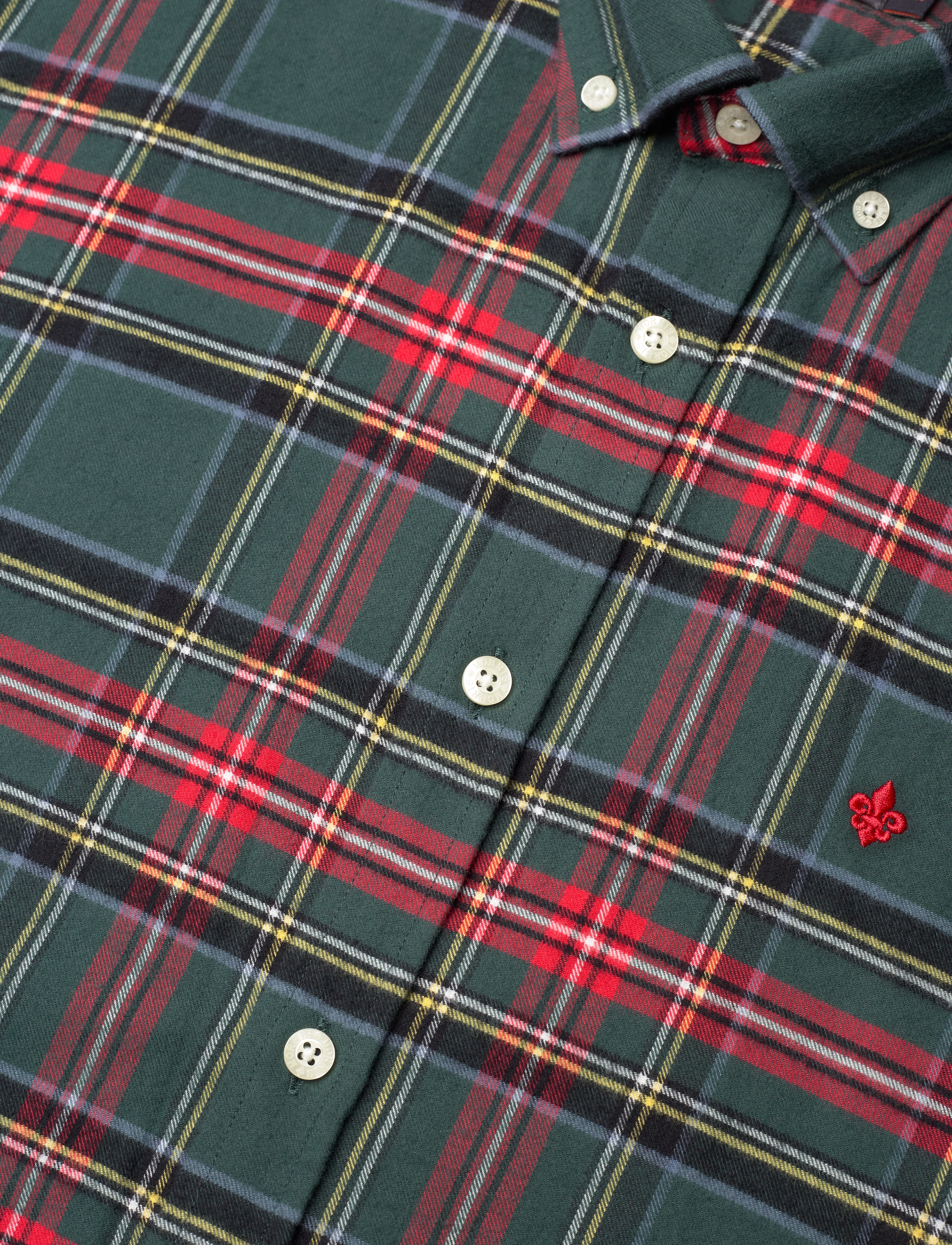 Morris - Smedley Flannel Shirt BD - red - 3