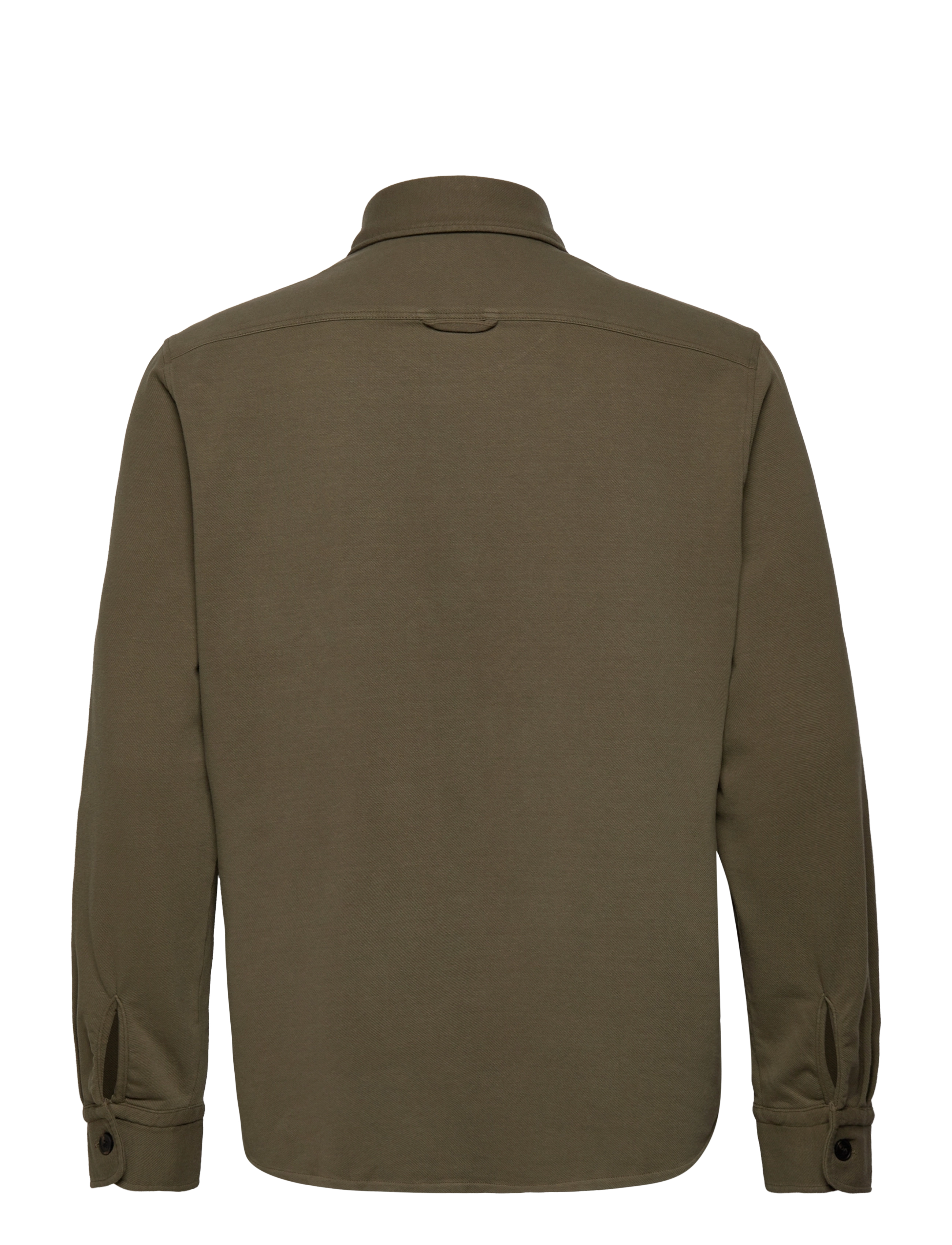 Morris - Jersey Overshirt - olive - 1
