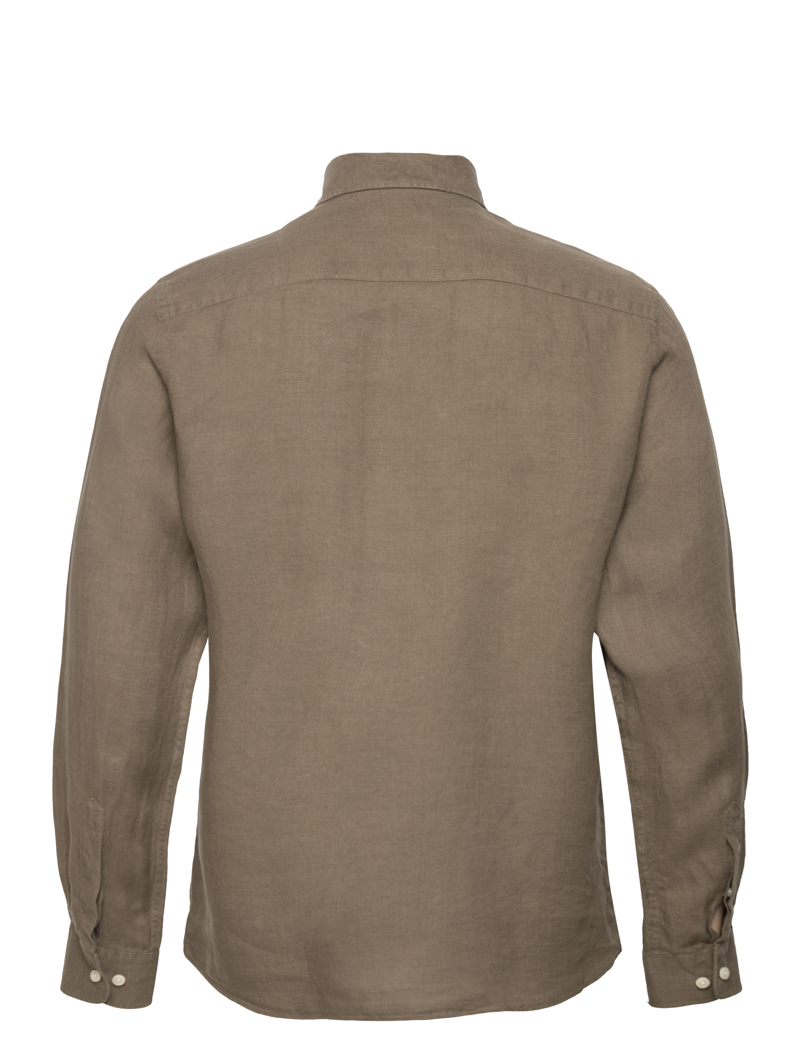 Morris - Douglas Linen BD Shirt - olive - 1