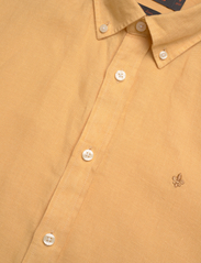 Morris - Douglas Linen BD Shirt - linneskjortor - yellow - 3