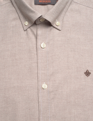 Morris - Watts Flannel Shirt - basic shirts - khaki - 2