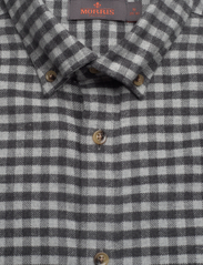Morris - Flannel Check Shirt - karierte hemden - grey - 2