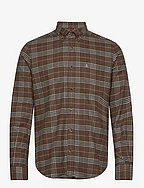 Flannel Big Check Shirt - BROWN