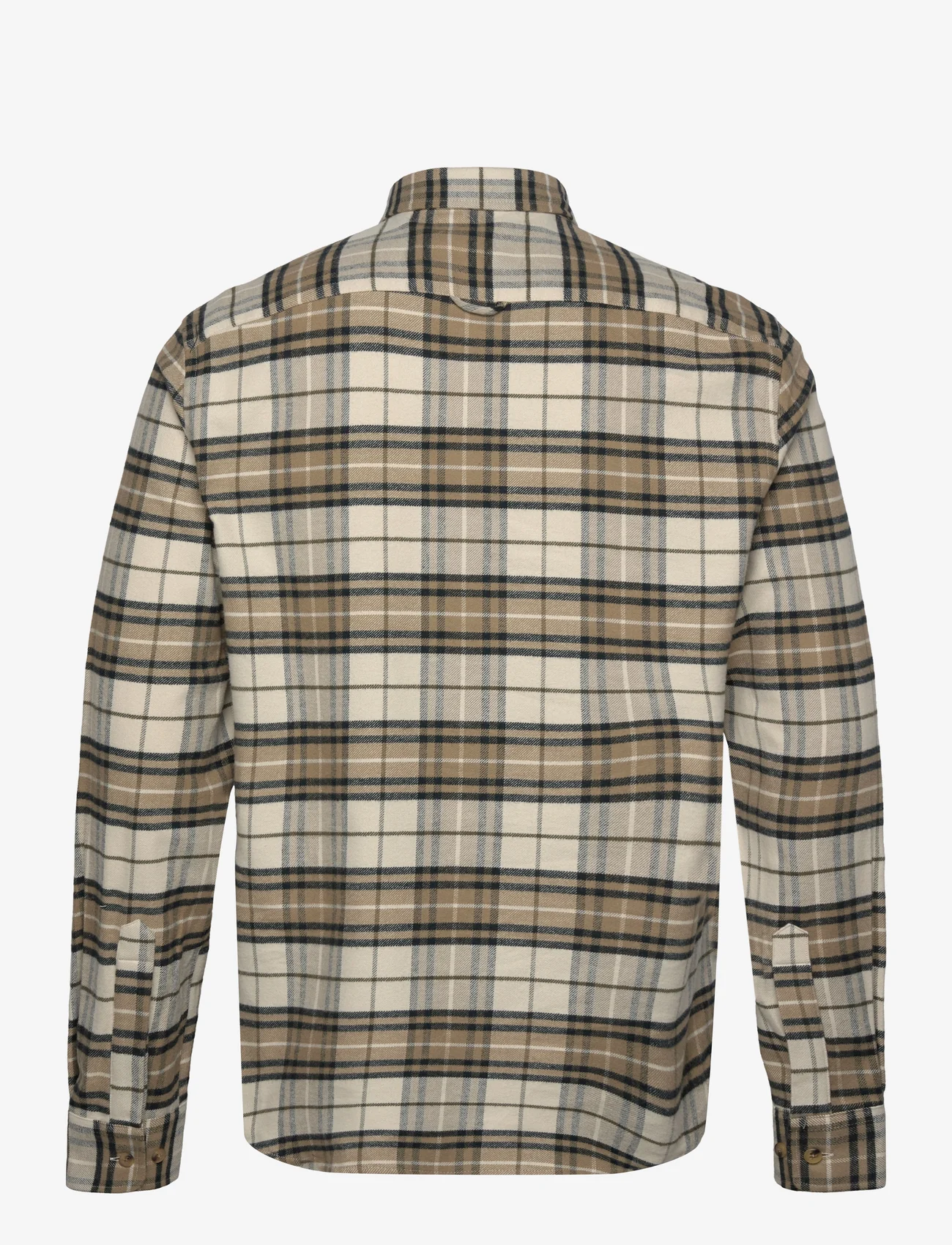 Morris - Flannel Big Check Shirt - ruutupaidat - off white - 1