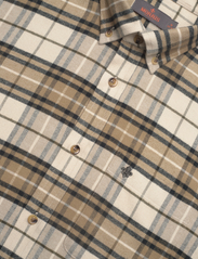 Morris - Flannel Big Check Shirt - geruite overhemden - off white - 3