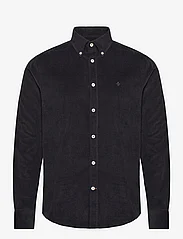 Morris - Douglas Cord Shirt - manchesterskjortor - black - 0