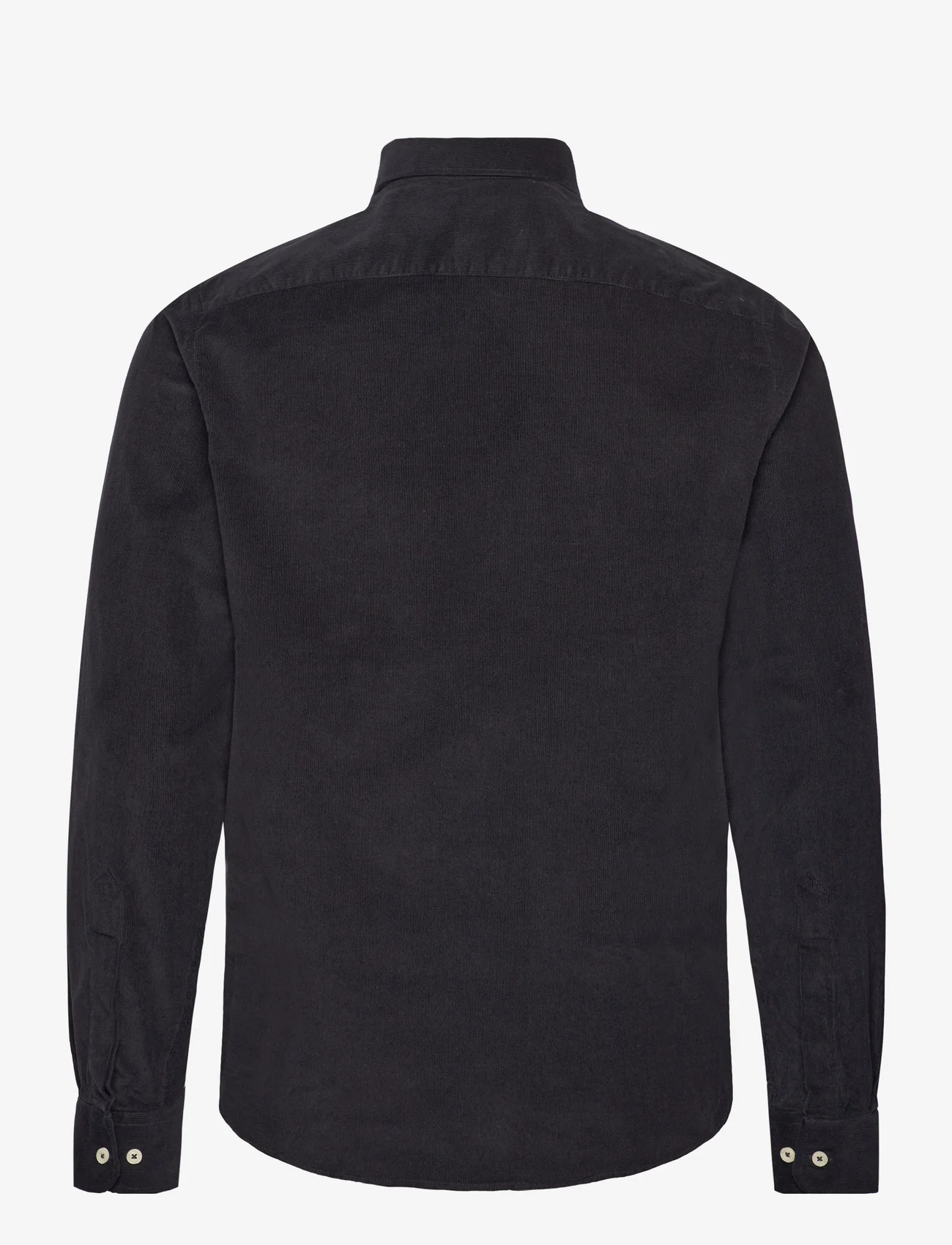 Morris - Douglas Cord Shirt - fløjlsskjorter - black - 1