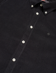 Morris - Douglas Cord Shirt - kordfløyelsskjorter - black - 2