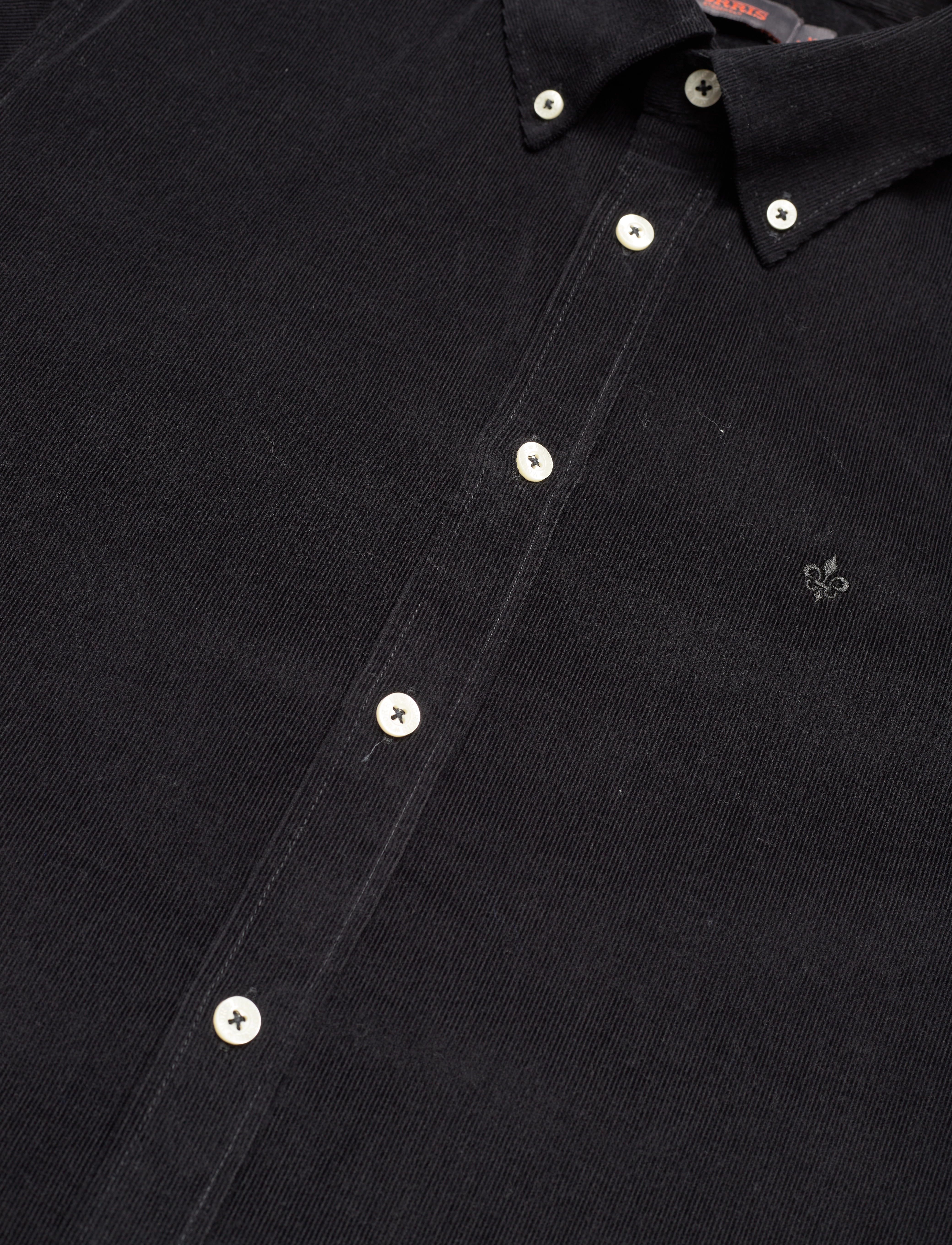 Morris - Douglas Cord Shirt - black - 2