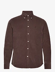 Morris - Douglas Cord Shirt - velvet särgid - brown - 0