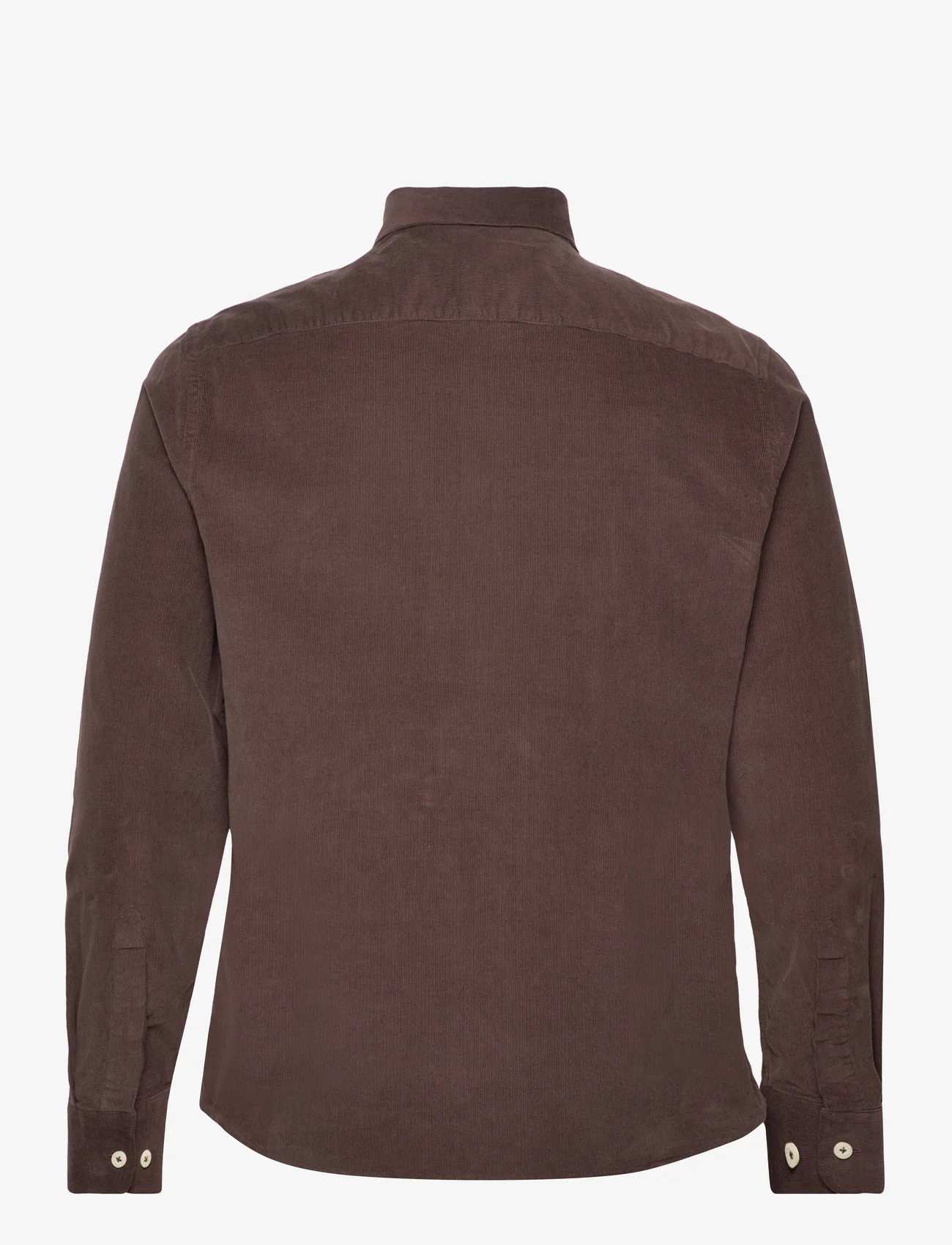Morris - Douglas Cord Shirt - manchesterskjortor - brown - 1
