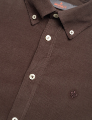 Morris - Douglas Cord Shirt - kordfløyelsskjorter - brown - 3
