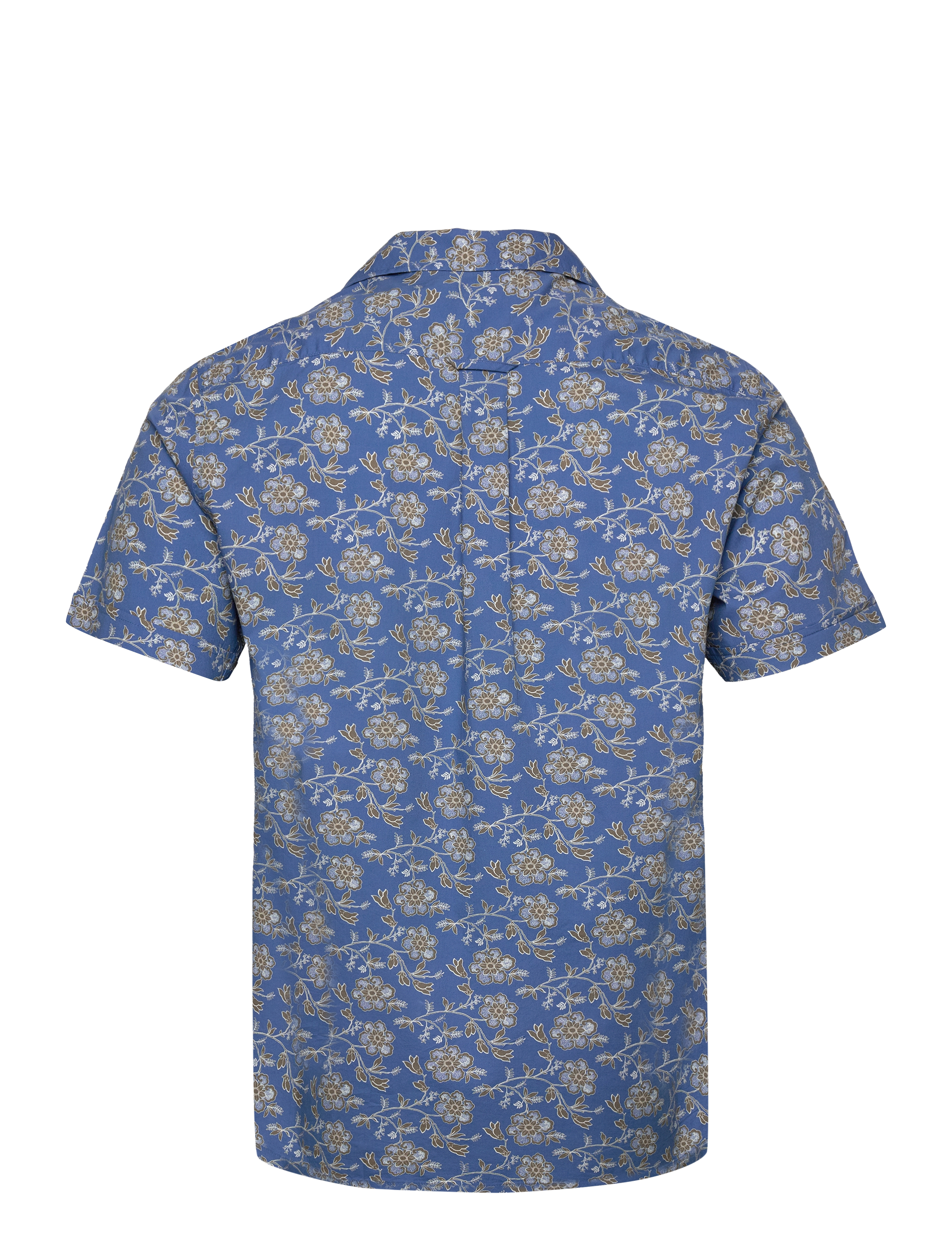 Morris - Printed Short Sleeve Shirt - blue - 1